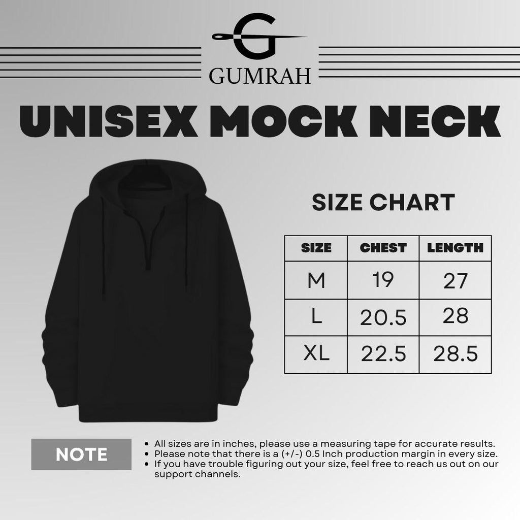 Versatile Unisex Grey Mock Neck Pullover
