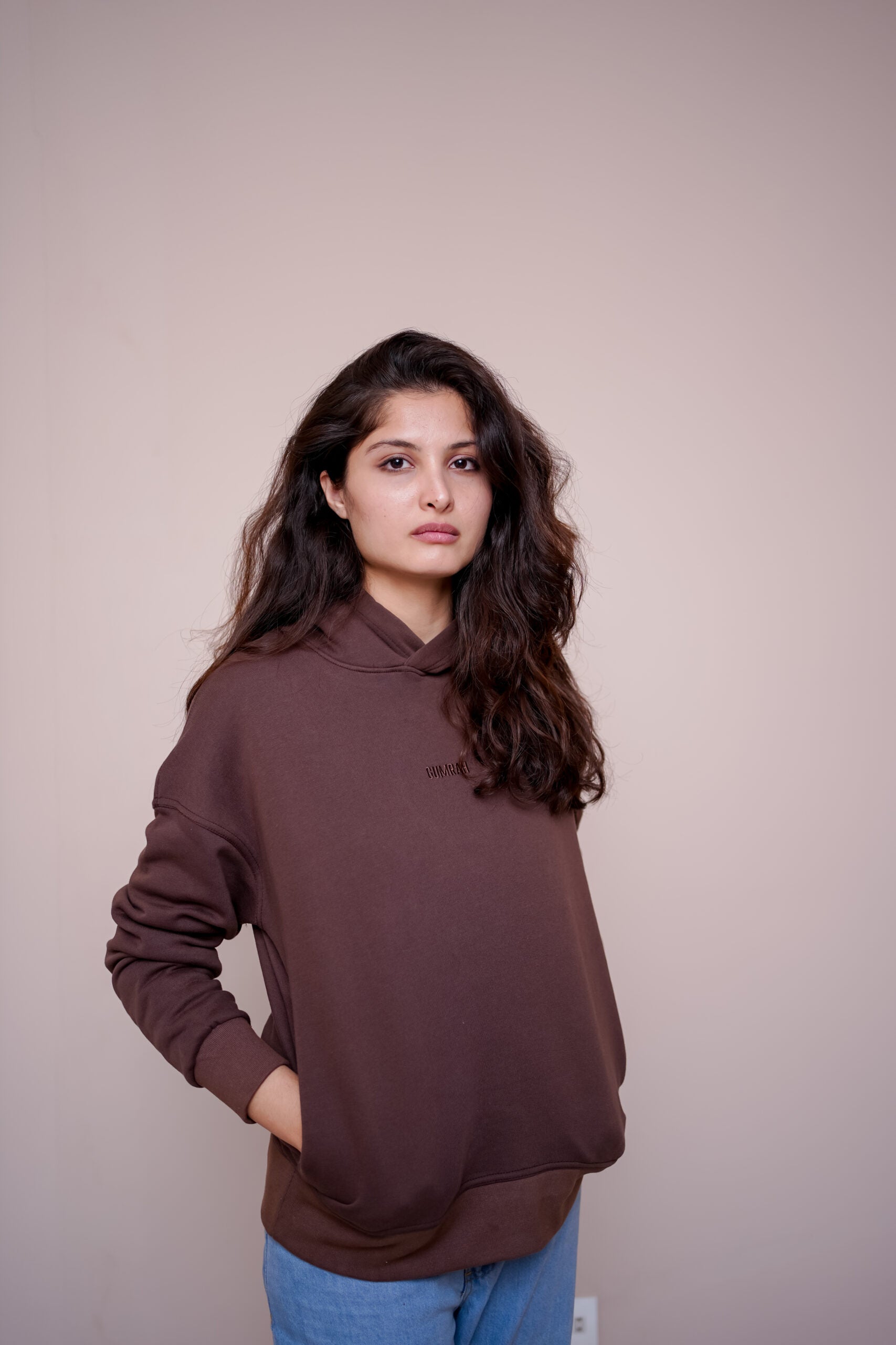 Premium Fleece Hoodie – Coffee Bean