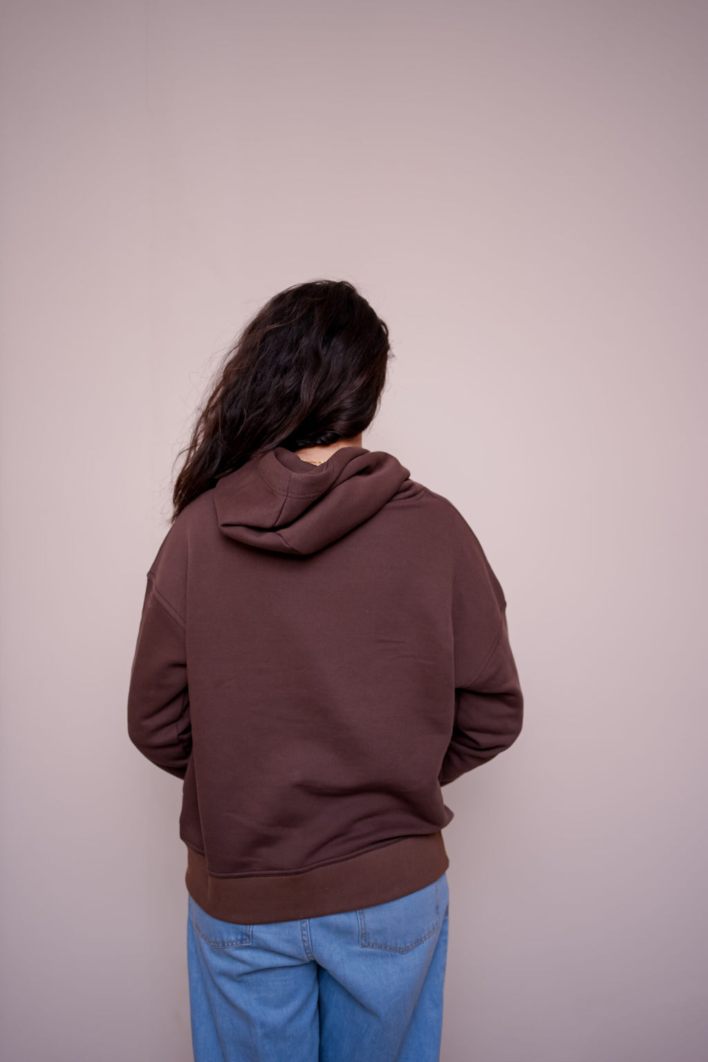 Premium Fleece Hoodie – Coffee Bean