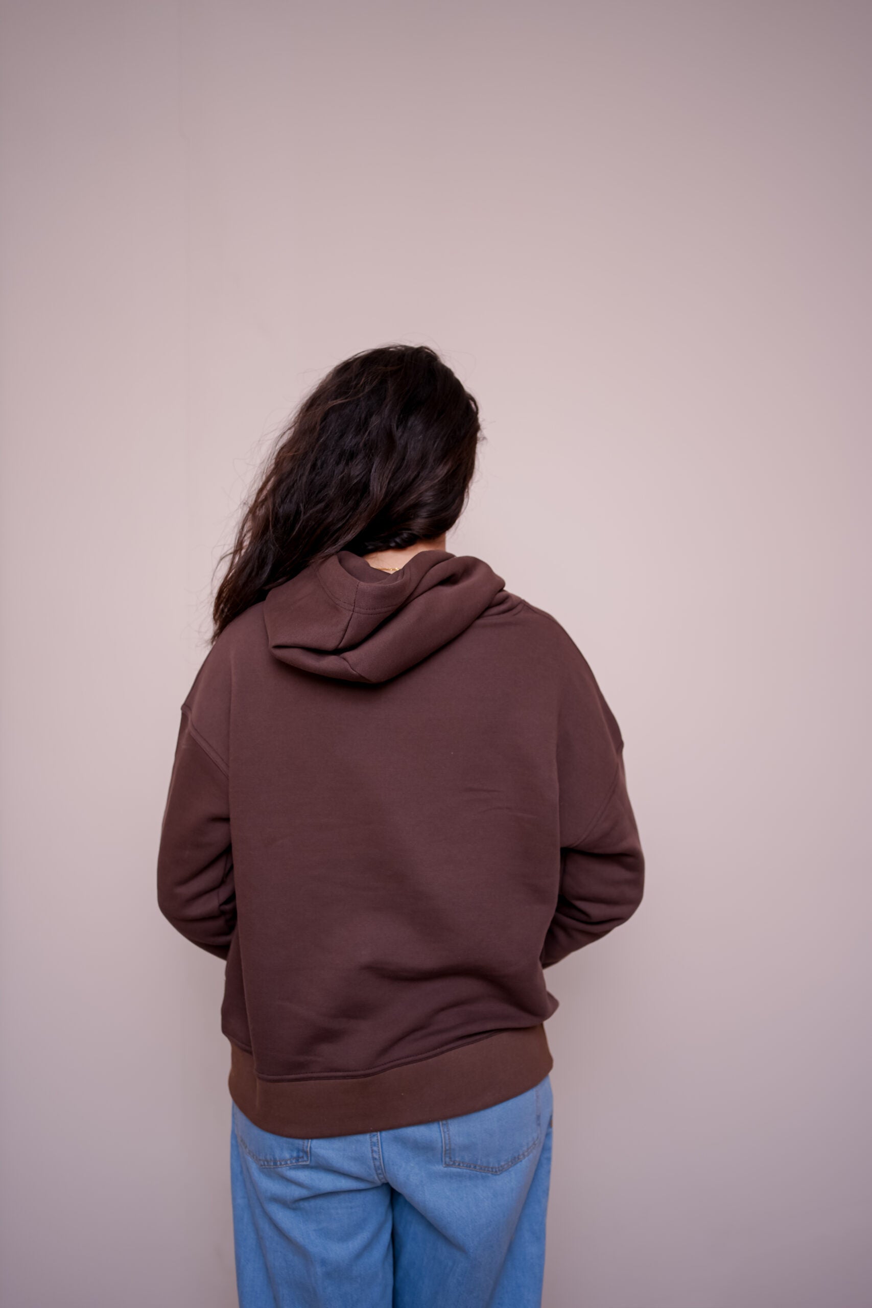 Premium Fleece Hoodie – Coffee Bean