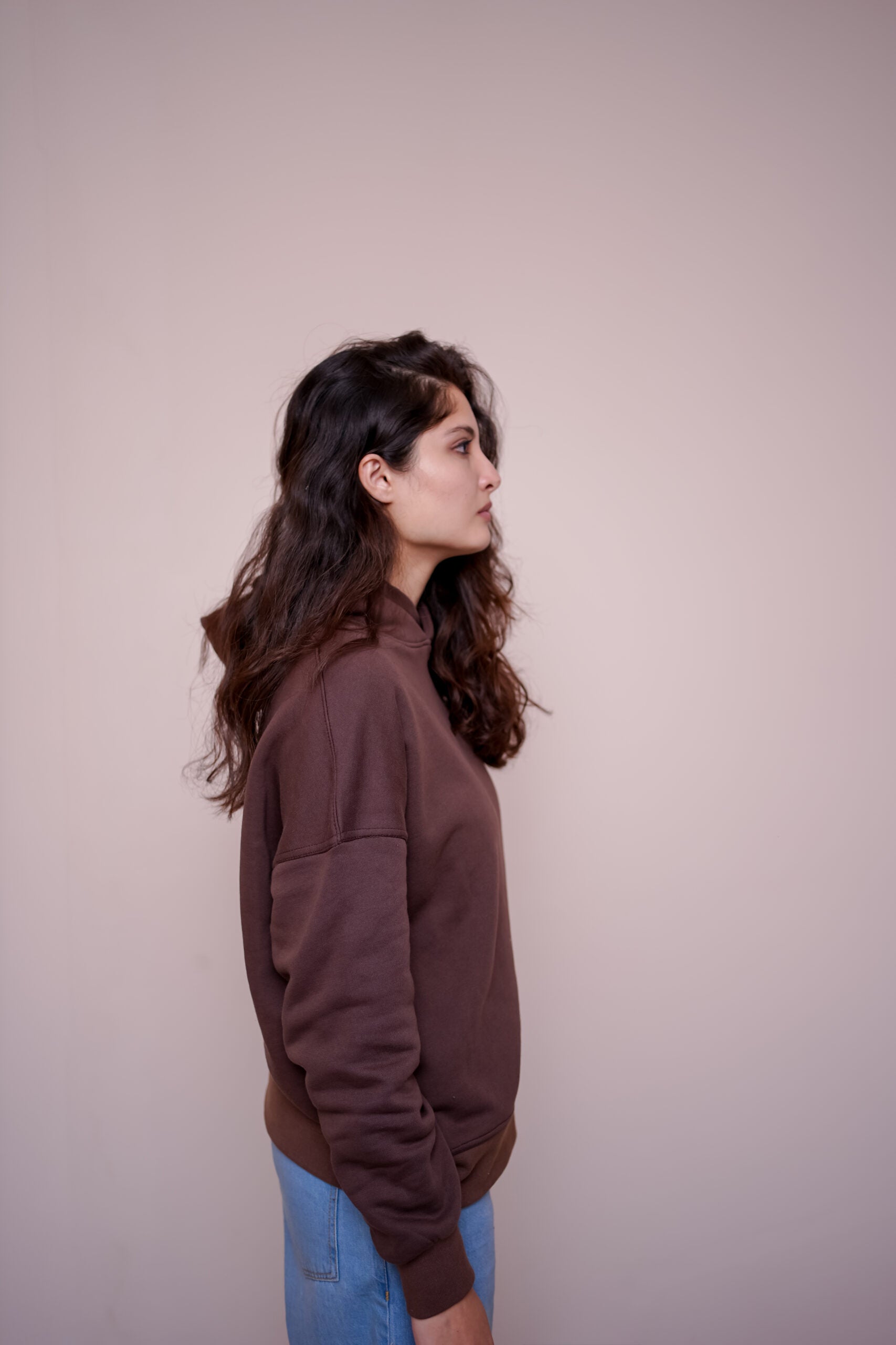 Premium Fleece Hoodie – Coffee Bean